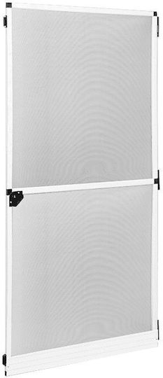 Bormann BPN3600 Σίτα Πόρτας Βιδωτή Ανοιγόμενη από Fiberglass Λευκή με Πλαίσιο 240x120cm
