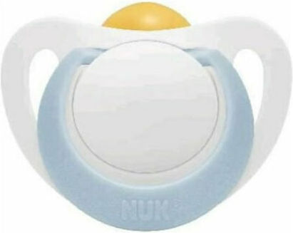 Nuk Star Orthodontic Pacifier Rubber Hearts - White for 0-6 months