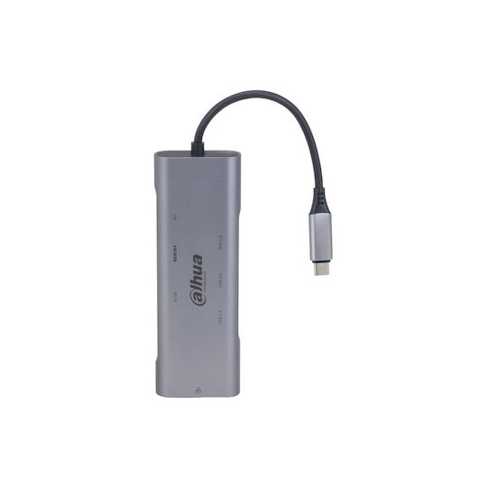 Dahua TC38 USB-C Docking Station with HDMI 4K PD Ethernet Gray