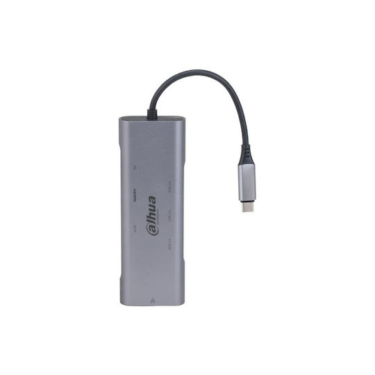 Dahua TC38 USB-C Docking Station with HDMI 4K PD Ethernet Gray