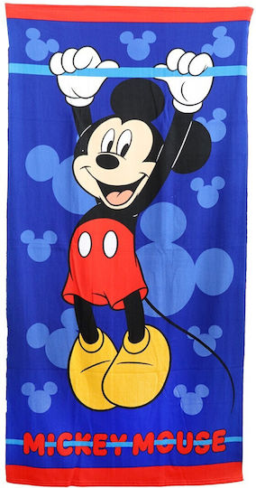 Aymax Kinder-Strandtuch Blau Mickey 140x70cm