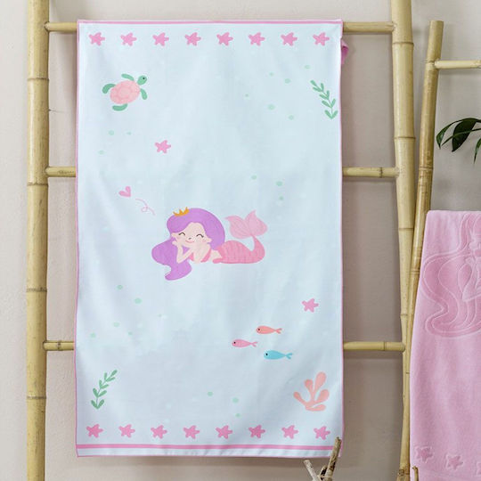 Nima Kids Beach Towel 70x140 Nerida Turquoise