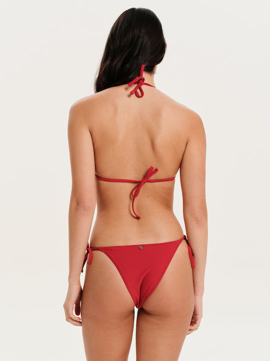 Bikini Triunghi Roșu