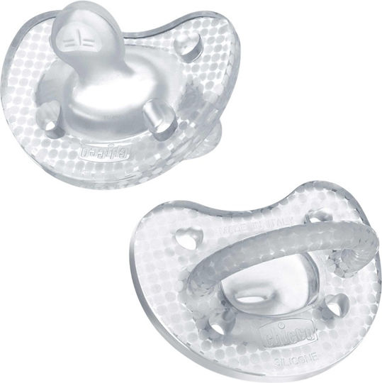 Chicco Physio Forma Orthodontische Schnuller Silikon Weiches Kristall für 16-36 Monate 2Stück