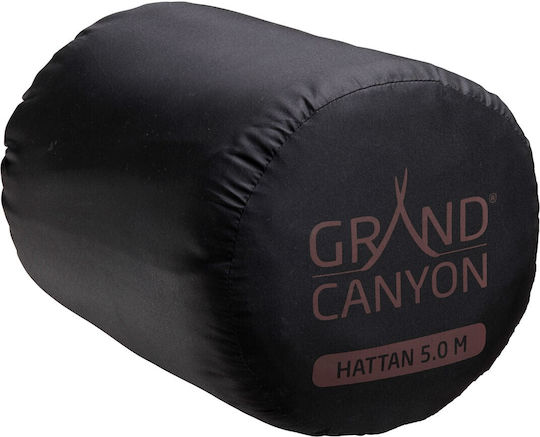 Grand Canyon Hattan Self-Inflating Single Camping Sleeping Mat 198x63cm Thickness 5cm in Red color