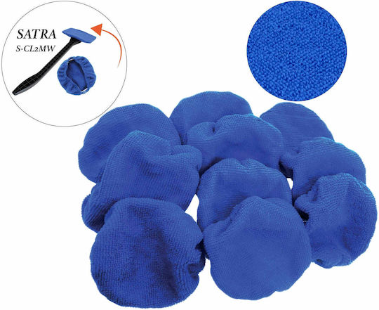 Techman Car Microfiber Cloths for Cleaning 210gsm Light Blue 10 Pieces