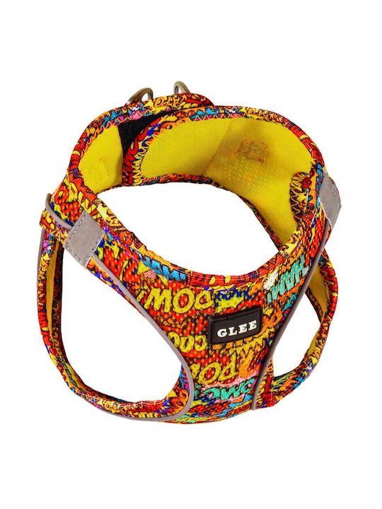 Glee Σαμαράκι Σκύλου Wow Τύπου Saddle Small A:30-32cm B:36-44cm Πολύχρωμο Glee Σαμαράκι Σκύλου Wow Τύπου Saddle Small A:30-32cm B:36-44cm Πολύχρωμο