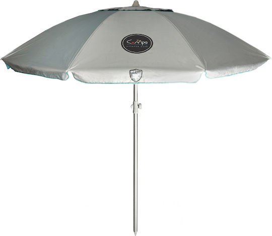 Campo Folding Beach Umbrella Diameter 2m Capri Blue