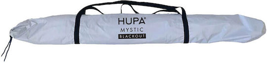 Hupa Mystic BlackOut Umbrelă Plajă Diametru 2m cu Protecție UV și Rezistență la Vânt Gri Deschis