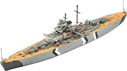 Revell Bismarck Φιγούρα Μοντελισμού σε Κλίμακα 1:700 με Κόλλα και Χρώματα