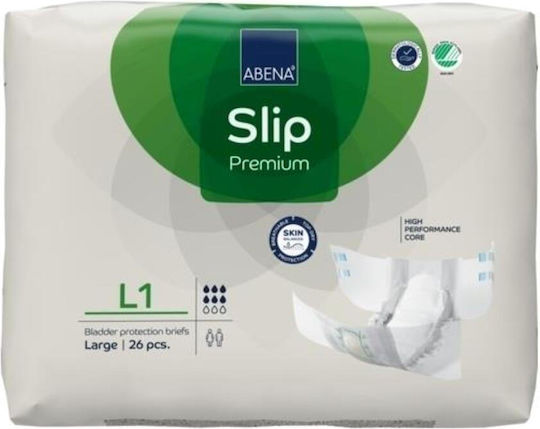 Abena Slip Premium Πάνες Ακράτειας L1 Large 26τμχ