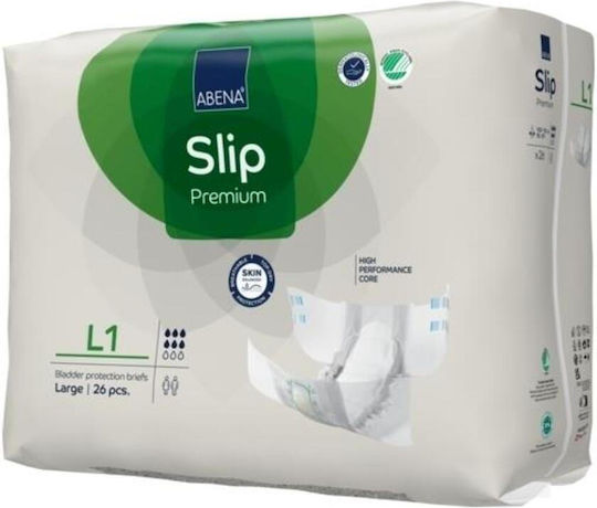 Abena Slip Premium Πάνες Ακράτειας L1 Large 26τμχ