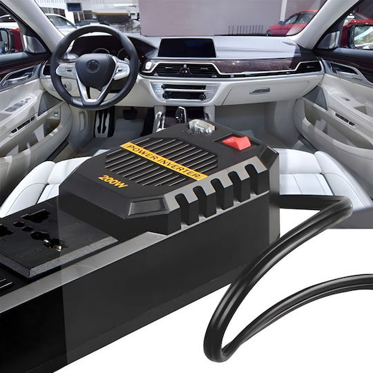 Linomag Invertor Auto pentru Convertirea 12V DC în 220V AC