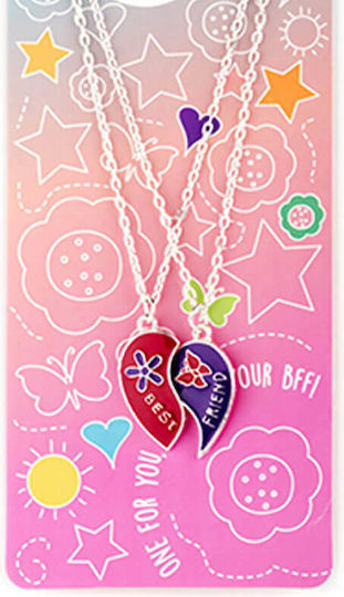 Gama Brands Best Friends Necklaces Heart Butterfly Split Makeup & Beauty Toys
