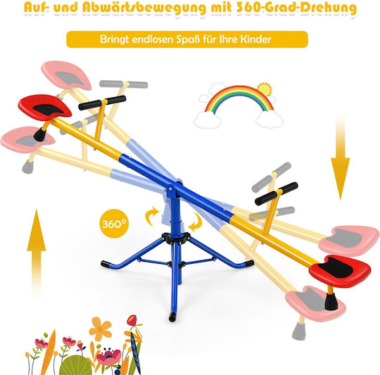Costway Seesaw 182x29x86cm. Multicolored