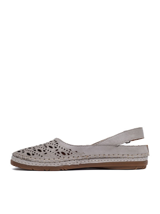 Anatomic Leather Ballerinas Gray