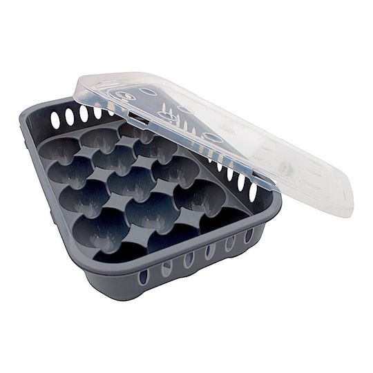 Fridge Egg Holder For 15 Eggs 28x17x7cm