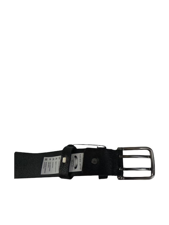 Herren Gürtel Leder Schwarz