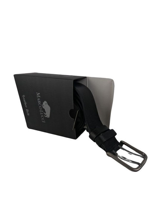 Men's Belt Leather Black