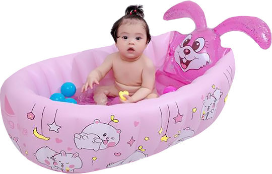 Aufblasbares Baby Badewanne Häschen Fuchsie