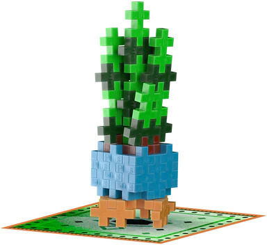 Plus Plus Εκπαιδευτικά Τουβλάκια Sansevieria για 7+ Ετών 50τμχ