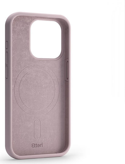 Etteri Back Cover Σιλικόνης Ροζ (iPhone 15 Pro Max)
