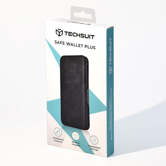 Techsuit Wallet Silicone Green (Oppo Reno13 F 4G, Oppo Reno13 F 5G, Oppo Reno13 FS 5G)