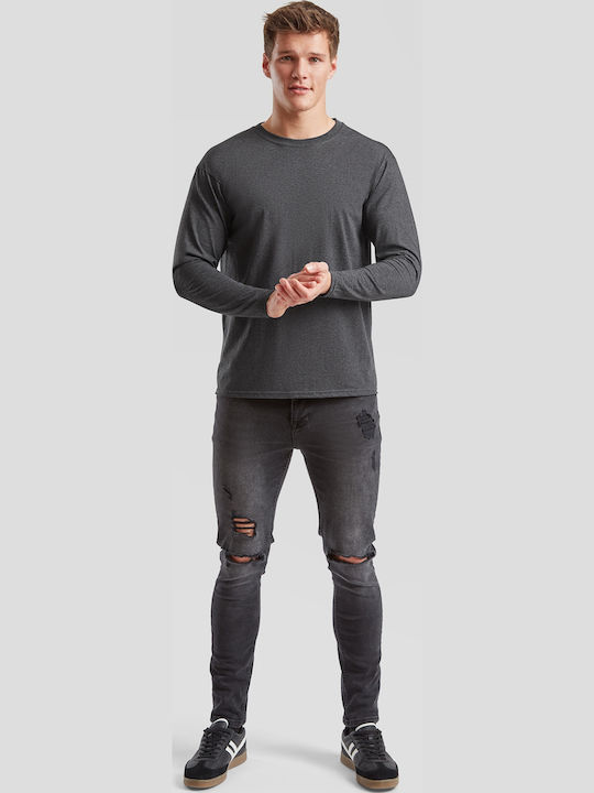 Fruit of the Loom Valueweight Men's Short Sleeve Promotional T-Shirt Dark Heather Grey