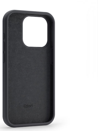 Etteri Back Cover Σιλικόνης Μαύρο (Galaxy S22 Ultra 5G)