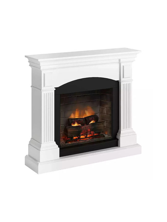 Tagu Magna Powerflame Wall Mounted Electric Fireplace 1400W White