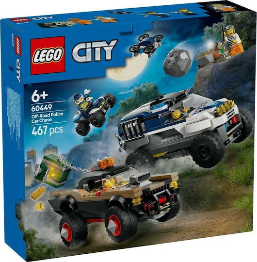 LEGO City Off-road Police Chase за 6+ години 467бр