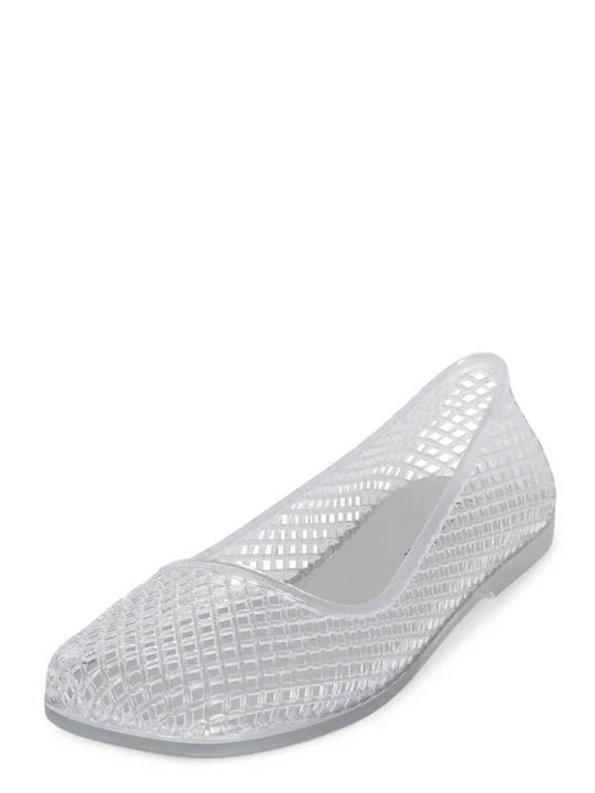 Jeffrey Campbell Γυναικείες Μπαλαρίνες σε Λευκό Χρώμα