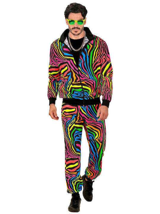 Carnival Costume Neon Rainbow Tracksuit