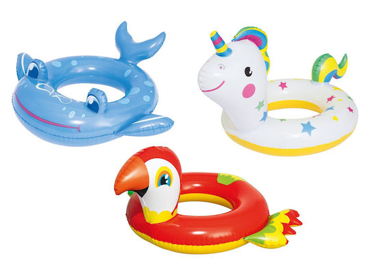 Bestway INFLATABLE Kids' Swim Ring Unicorn from 3 Years Old Parrot