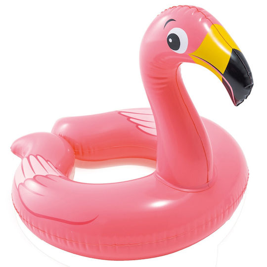 Intex Animal Παιδικό Σωσίβιο Κουλούρα Φλαμίνγκο από 6 Ετών Ροζ