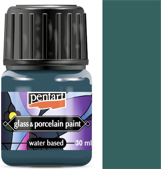 Pentart Liquid Craft Paint Grün for Porcelain and Glass 30ml