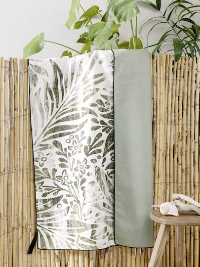 Nima Mirage Microfiber Body Double-Sided Green Towel 160x90cm