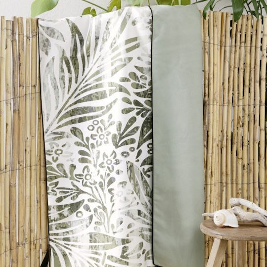 Nima Mirage Microfiber Body Double-Sided Green Towel 160x90cm