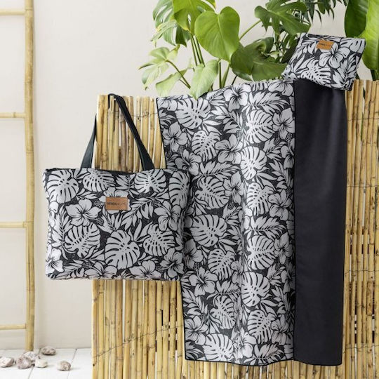 Nima Tidal Prosop Din Microfibră De Corp Negru 160x90cm