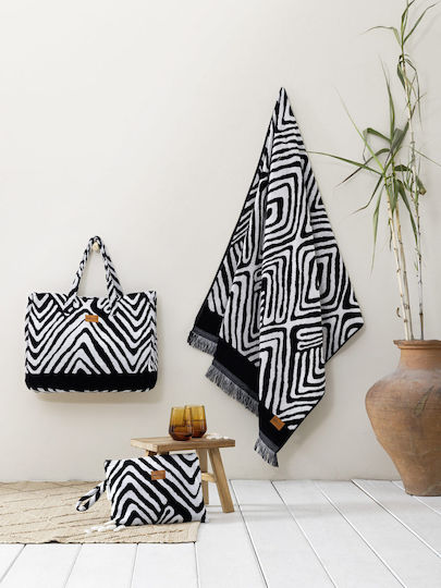 Nima Jacquard Cotton White 160x90cm