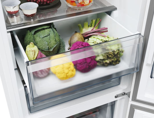 Candy Ψυγειοκαταψύκτης 409lt NoFrost Υ205xΠ59.5xΒ66.7εκ. Inox ECN2CQTEX206