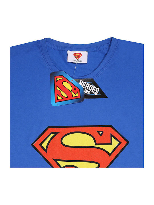 Heroes INC Rashguard Superman Albastră Din bumbac