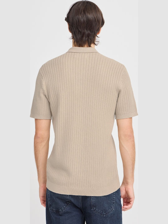 Polo Short Sleeve Blouse Plaza Taupe