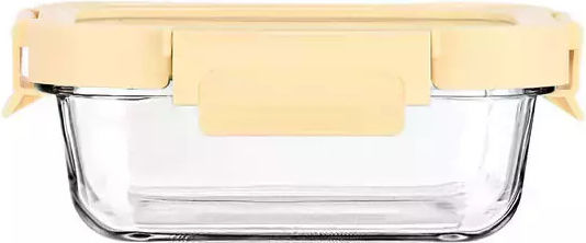 Estia Click&Seal Cutie pentru Mâncare Sticlă Ivory Potrivit pentru Cuptor cu Microunde 1050ml 1buc