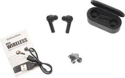 LS-505 In-Ear Bluetooth-Freisprecheinrichtung Kopfhörer mit Ladeetui Schwarz