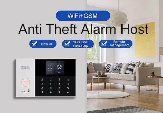 PGST Wireless Alarm System (Wi-Fi / GSM)