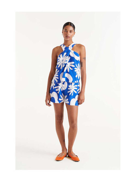 Damen Bluse Blau