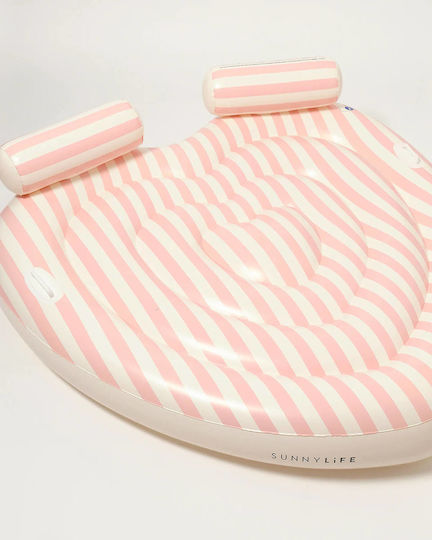 Sunnylife Heart Lie-on Inflatable Mattress for the Sea Pink