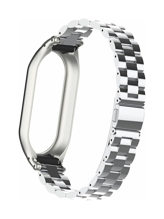 Revomag Curea Argintiu (Smart Band 8 / Smart Band 9 / Smart Band 10)