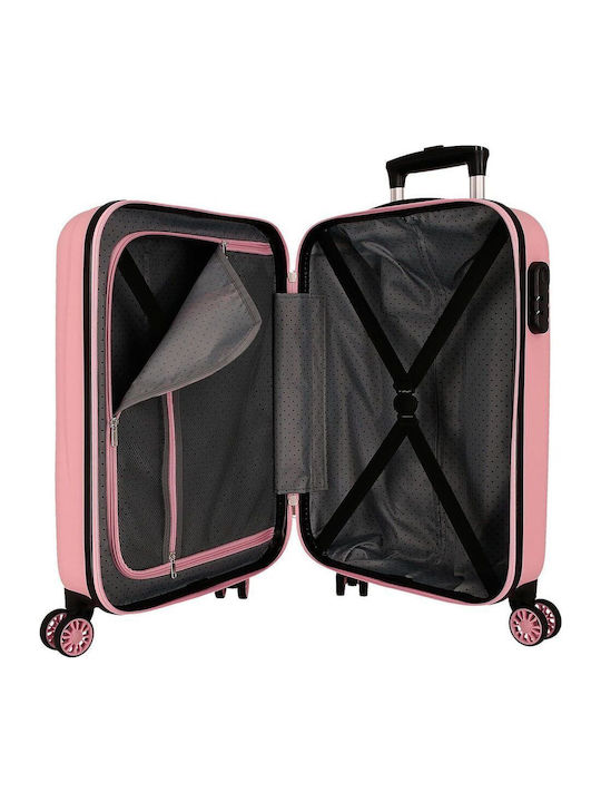 Disney Minnie Copii Valiză de Călătorie Cabină Dură Roz cu 4 roți Înălțime 55cm